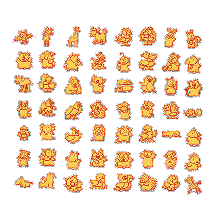 アクリルステッカー