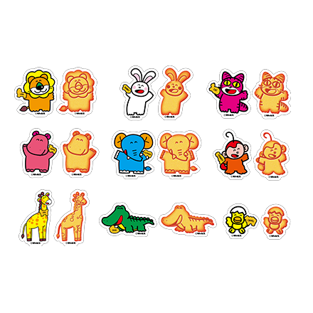 どうぶつさんステッカー
